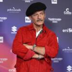 Fiorello (Rosario Tindaro Fiorello) nella sala stampa del 74° Festival di Sanremo