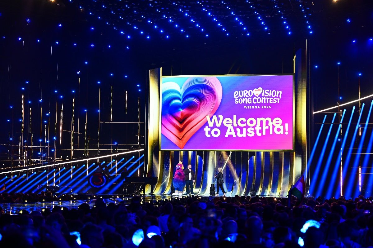 Il palco durante la prima semifinale dell’Eurovision Song Contest 2026